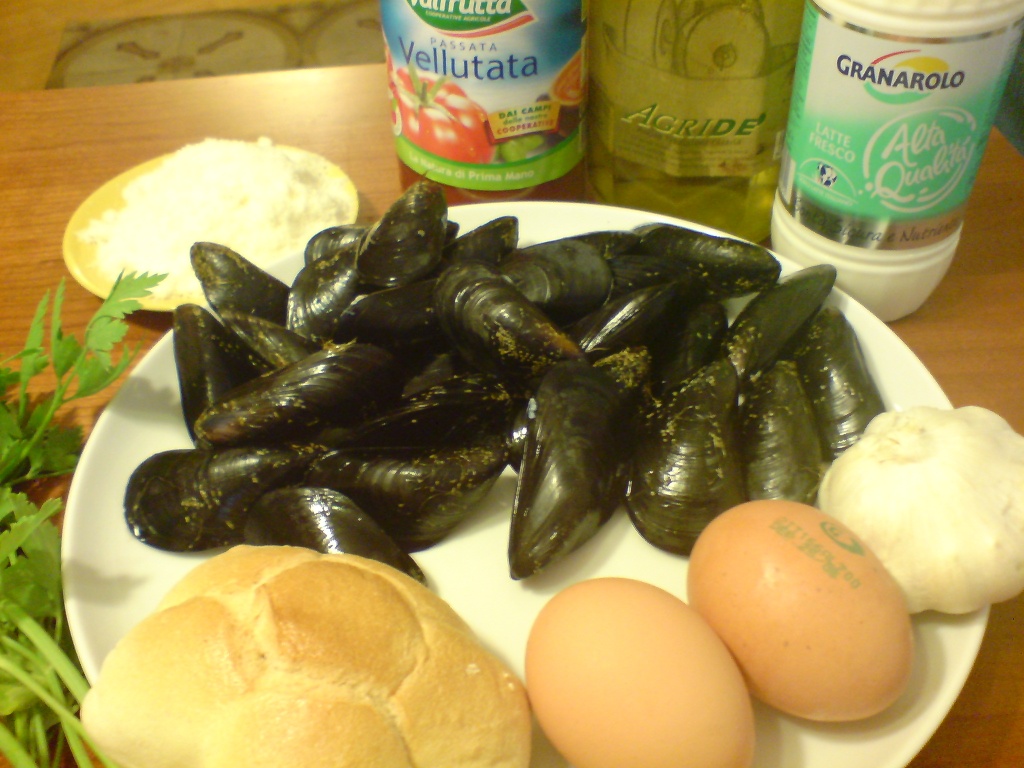 Stuffed mussels ingredients