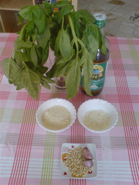 Pesto Genovese Ingredients