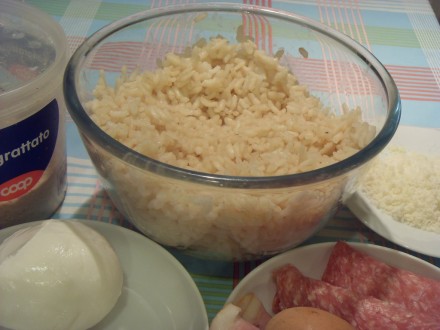 Rice croquettes ingredients